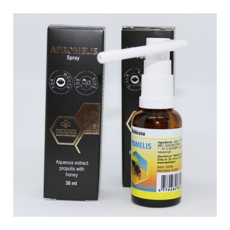 Spray Buccal sans alcool à la propolis miel