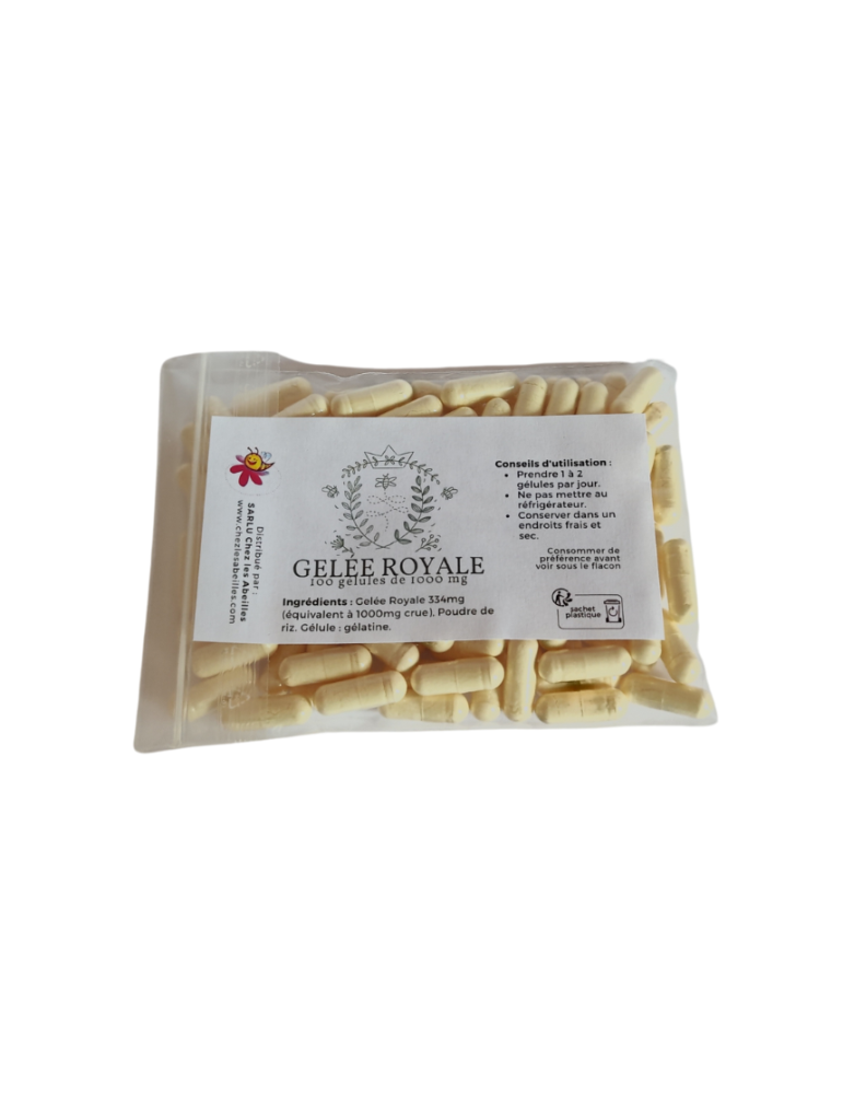 100 Royal Jelly capsules