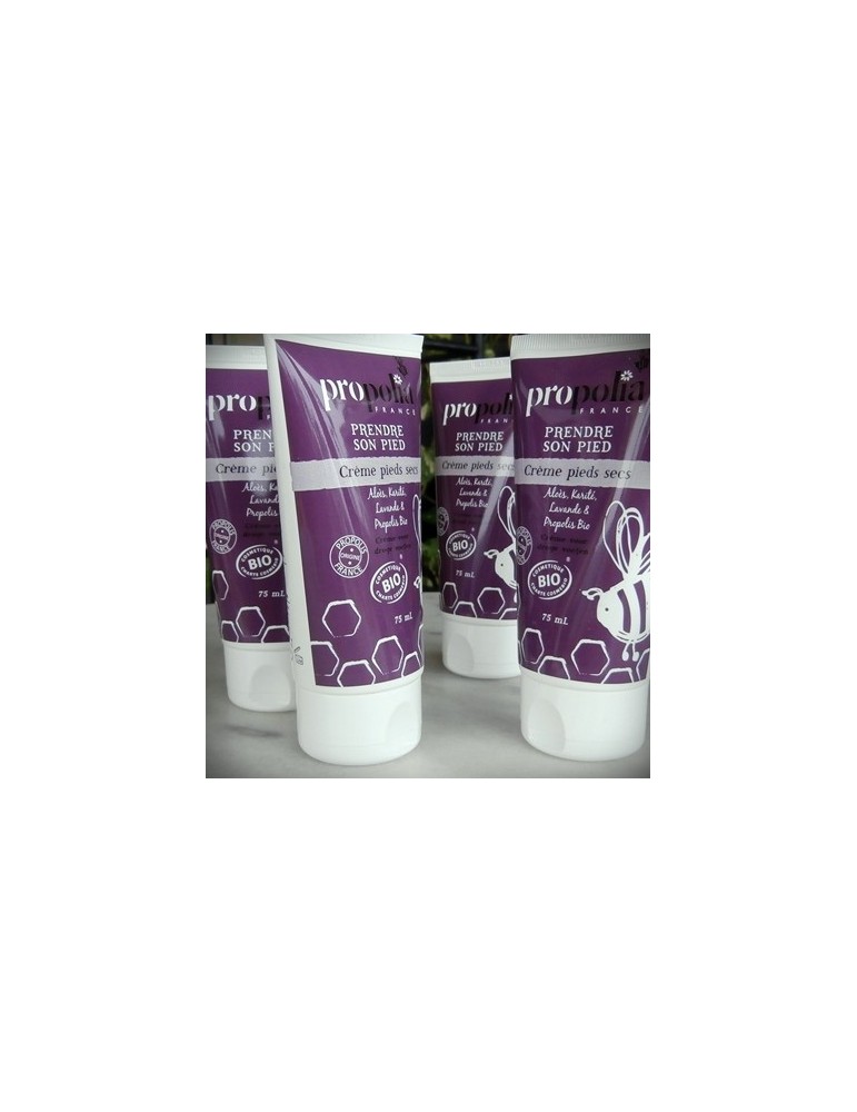 Crème pieds secs avec Aloès, Karité, Propolis BIO