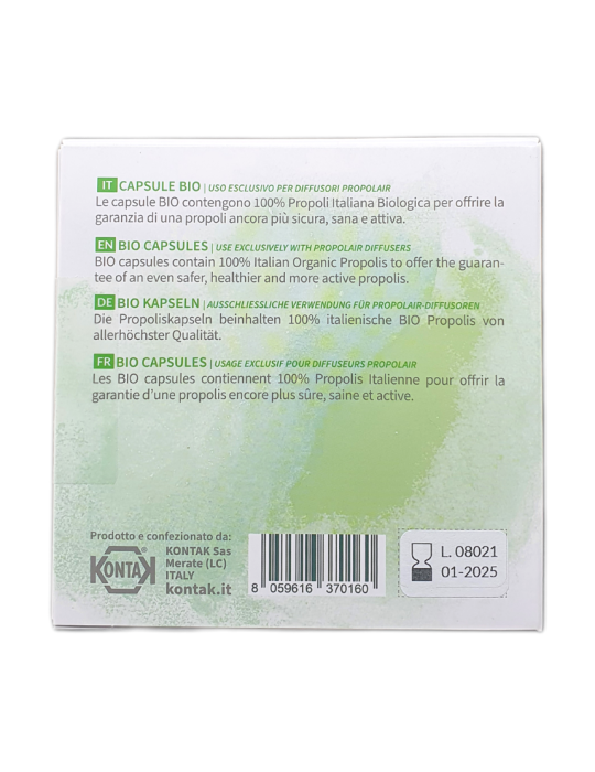 Capsules de propolis BIO, PropolAir