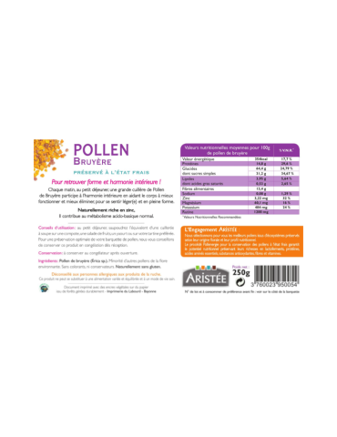 Pollen Frais - Bruyère BIO 2