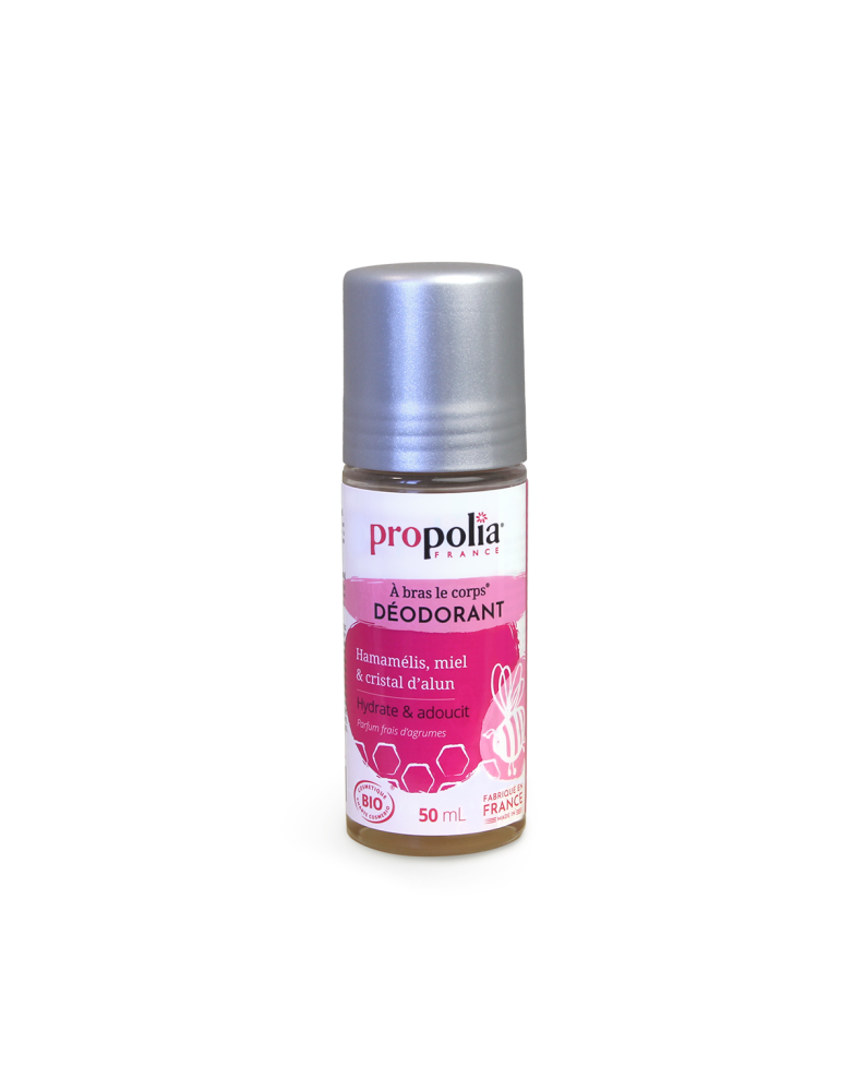 Déodorant Bio Hamamélis, Miel & Cristal d'alun