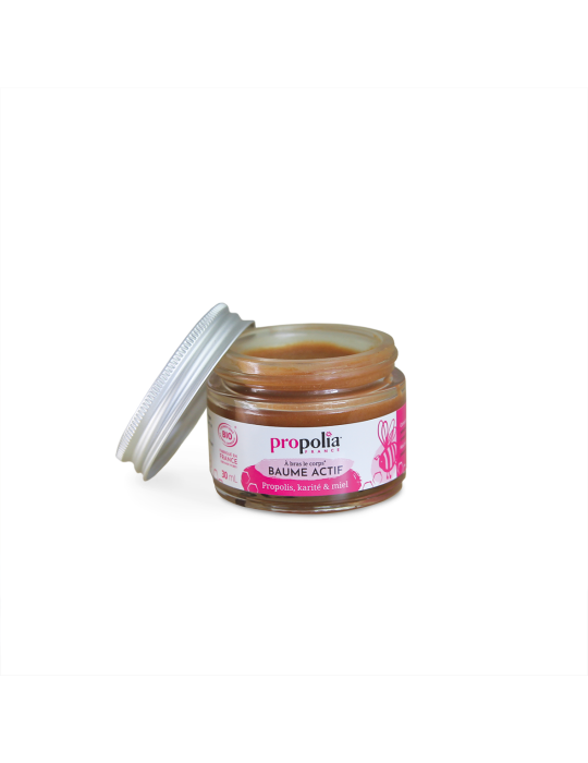 Baume Actif BIO de Propolis, Karité, Miel