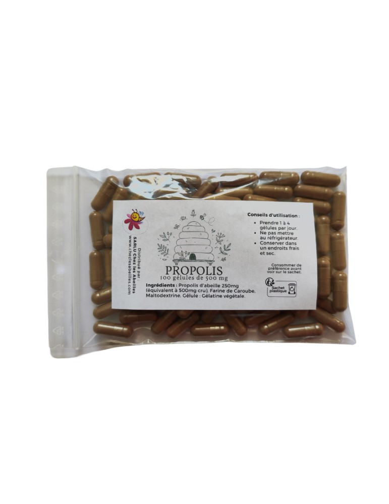 100 Gélules de Propolis, 500mg