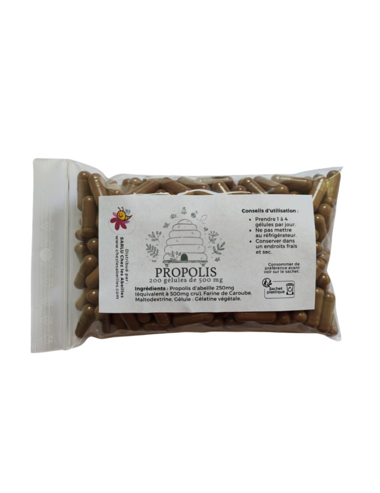 200 Propolis Capsules, 500mg
