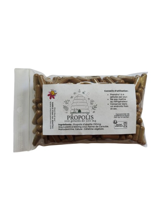 200 Propolis Capsules, 500mg